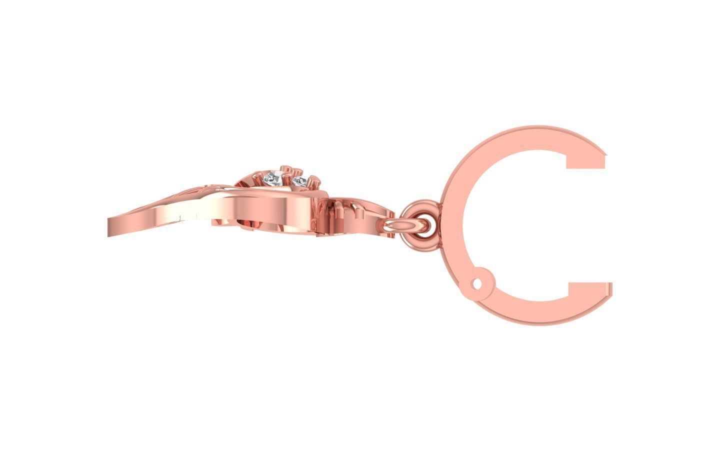 Women Earrings Pendants Sets 3dm STL OBJ FBX Renders Details 3D print model_5