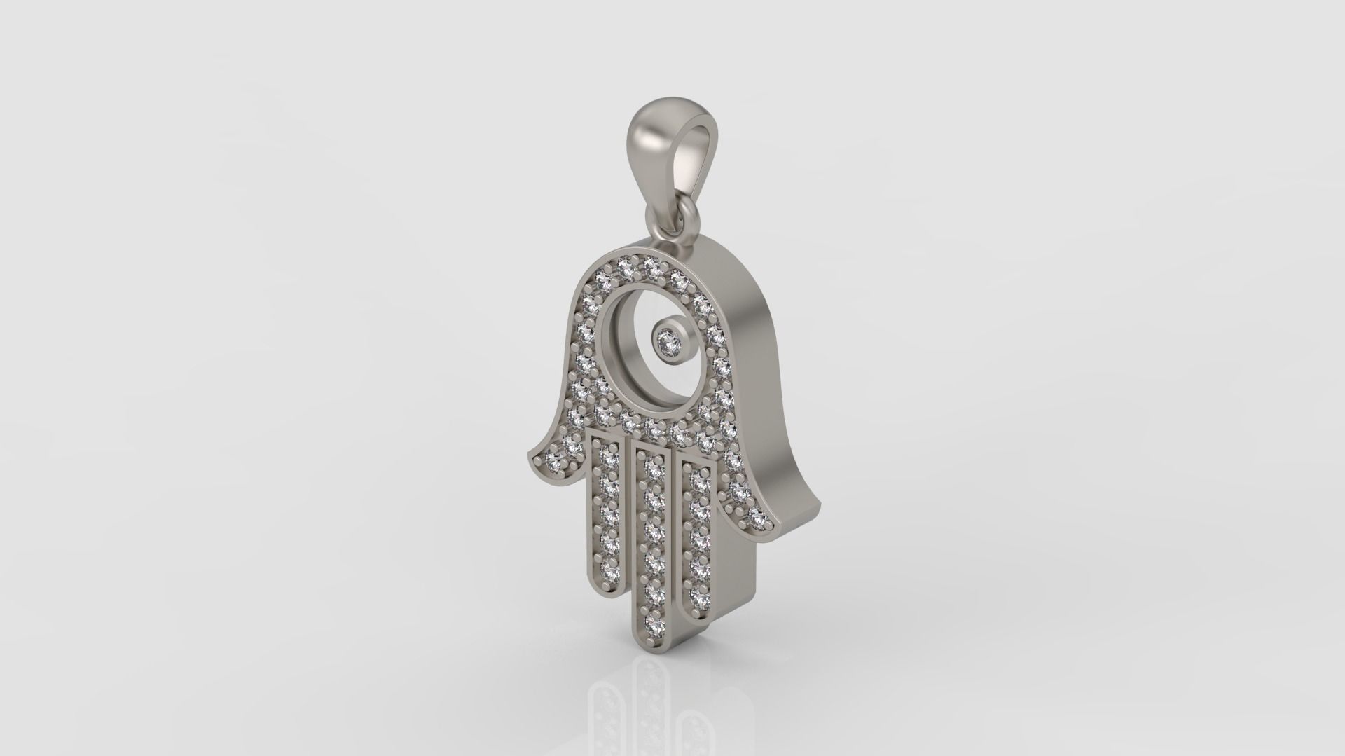 Ring and Earrings Diamond jewelry set 3d print model C06 3D print model_23