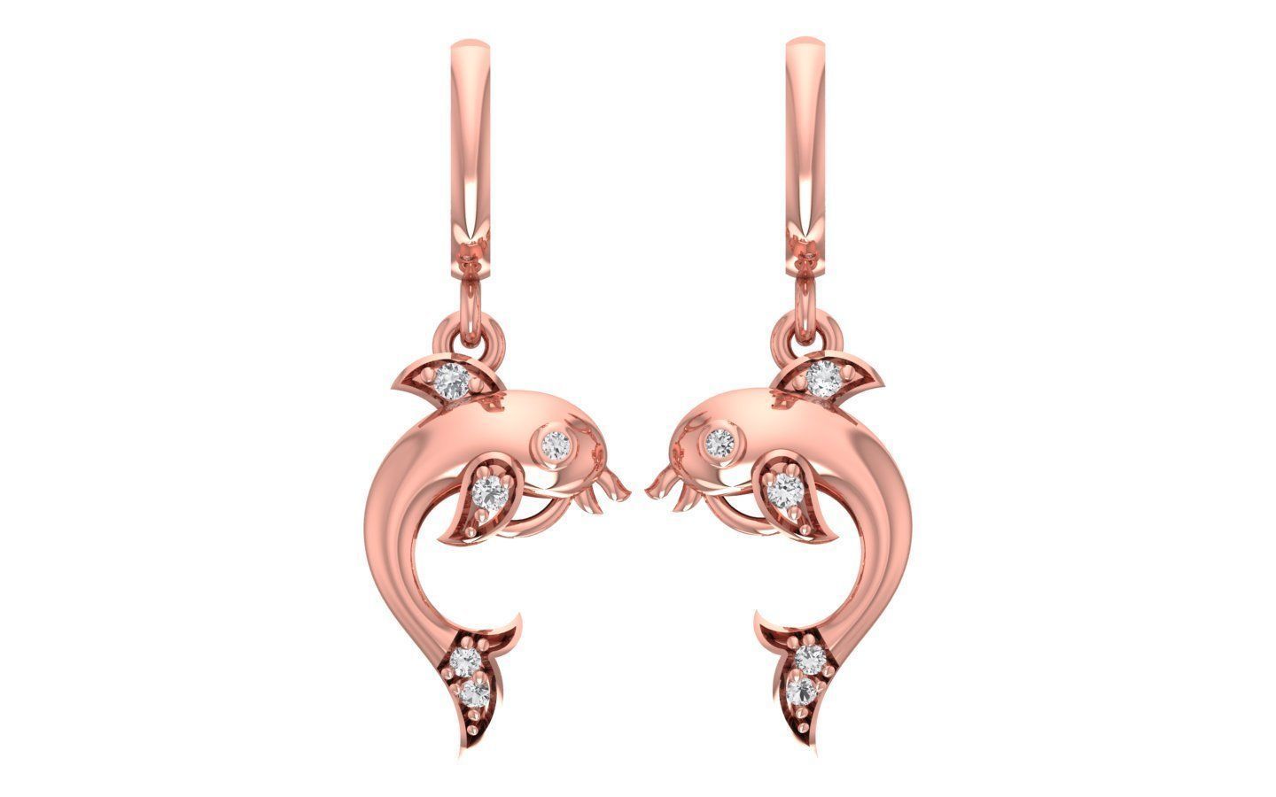 Women Earrings Pendants Sets 3dm STL OBJ FBX Renders Details 3D print model_2