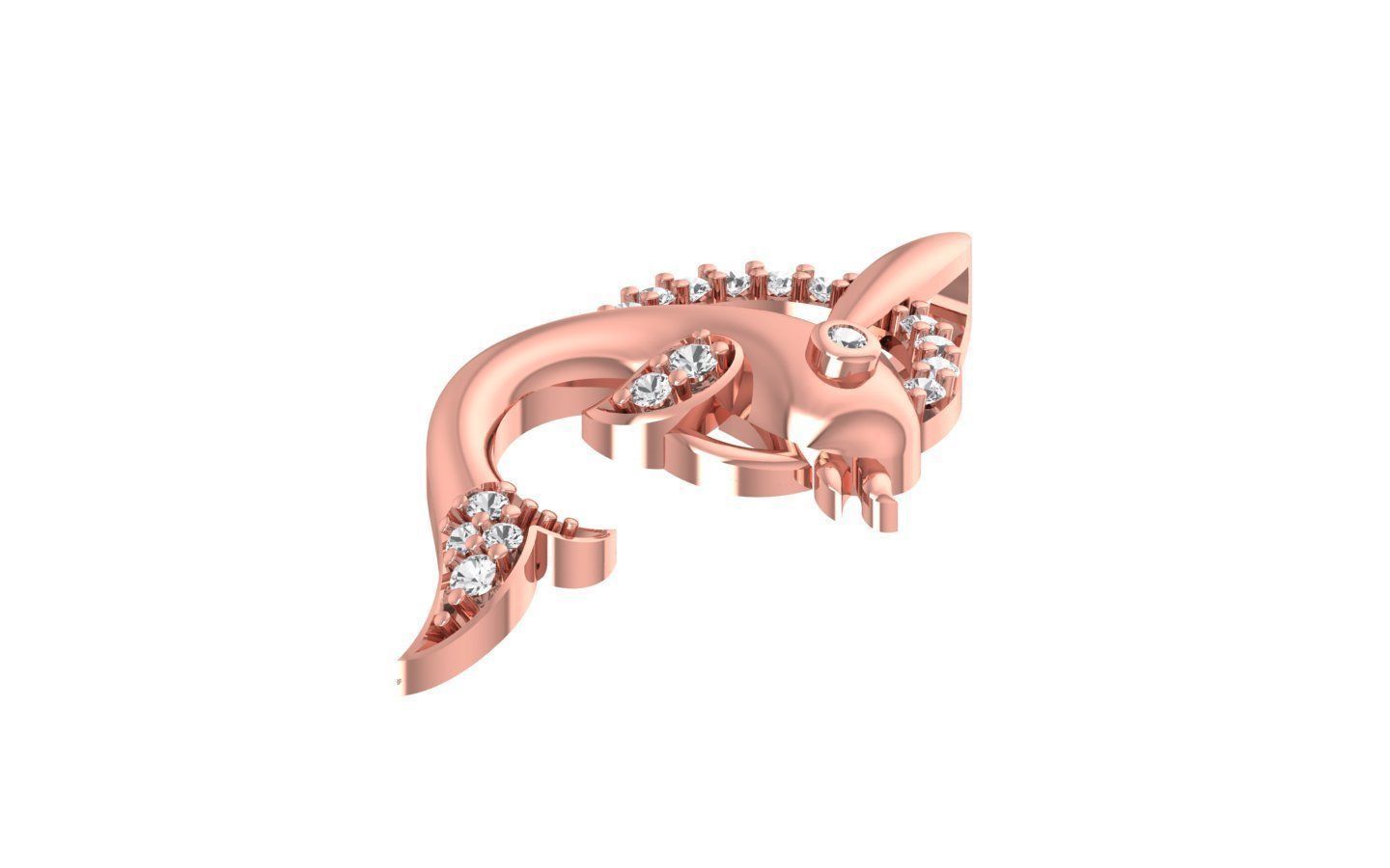 Women Earrings Pendants Sets 3dm STL OBJ FBX Renders Details 3D print model_6