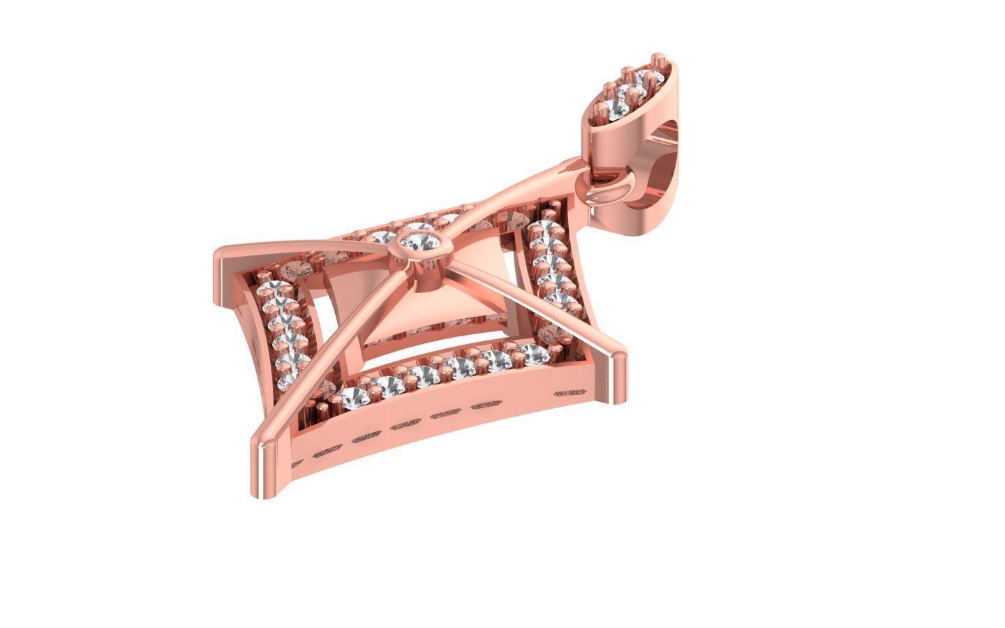 Women Earrings Pendants Sets 3dm STL OBJ FBX Renders Details 3D print model_2