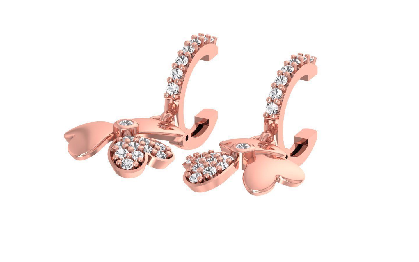 Women Earrings Pendants Sets 3dm STL OBJ FBX Renders Details 3D print model_2