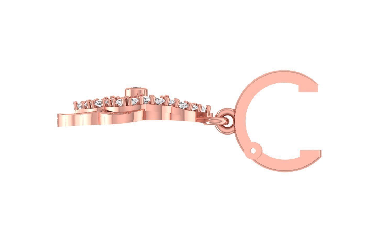 Women Earrings Pendants Sets 3dm STL OBJ FBX Renders Details 3D print model_1