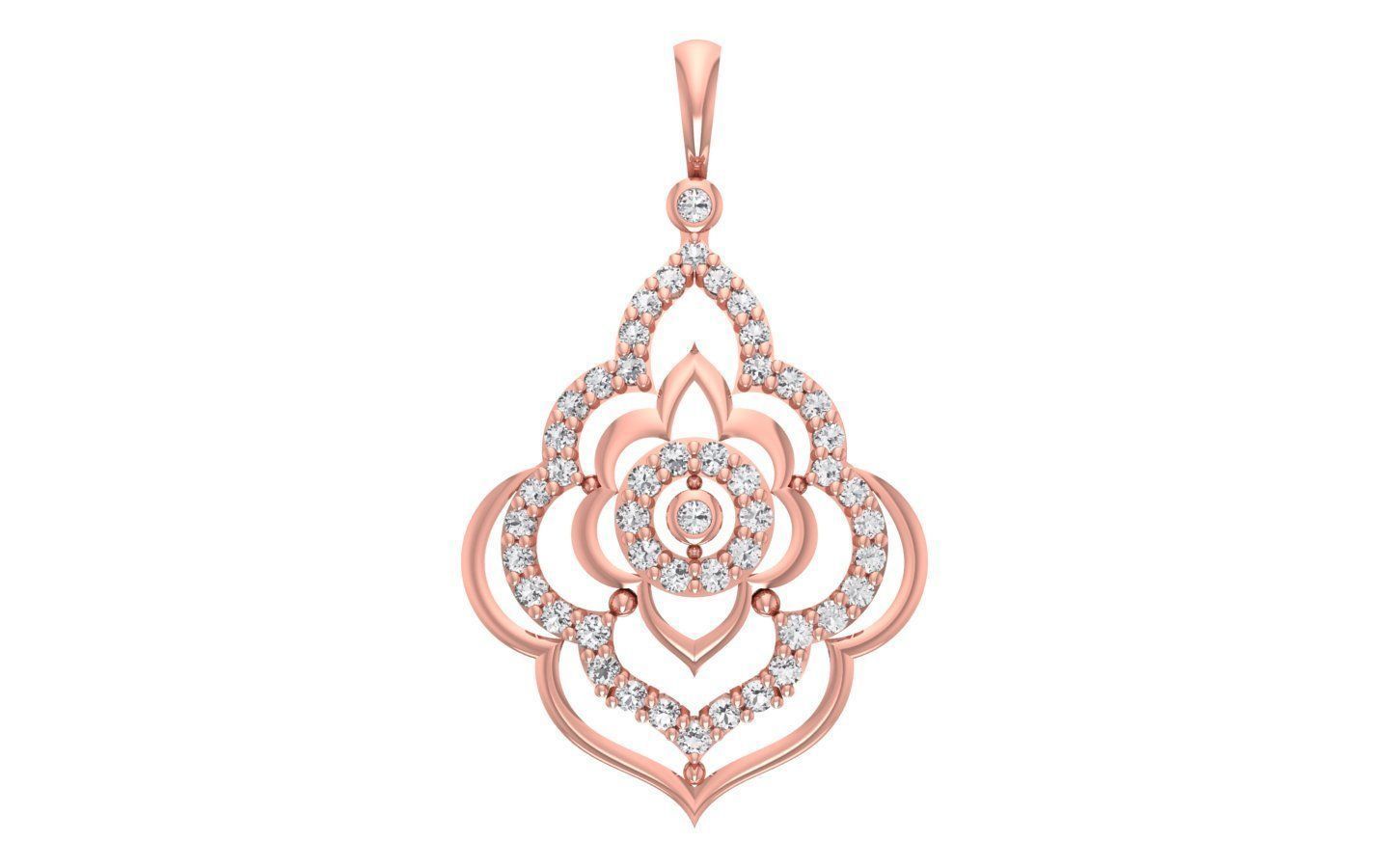 Women Earrings Pendants Sets 3dm STL OBJ FBX Renders Details 3D print model_6