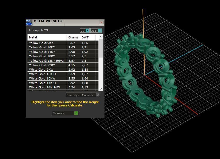 Diamond Eternity Wedding Band Ring 3d print model C07 3D print model_8
