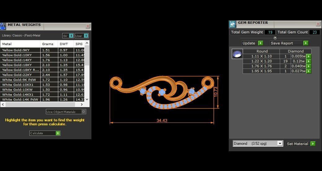 Women Earrings Pendants Sets 3dm STL OBJ FBX Renders Details 3D print model_7