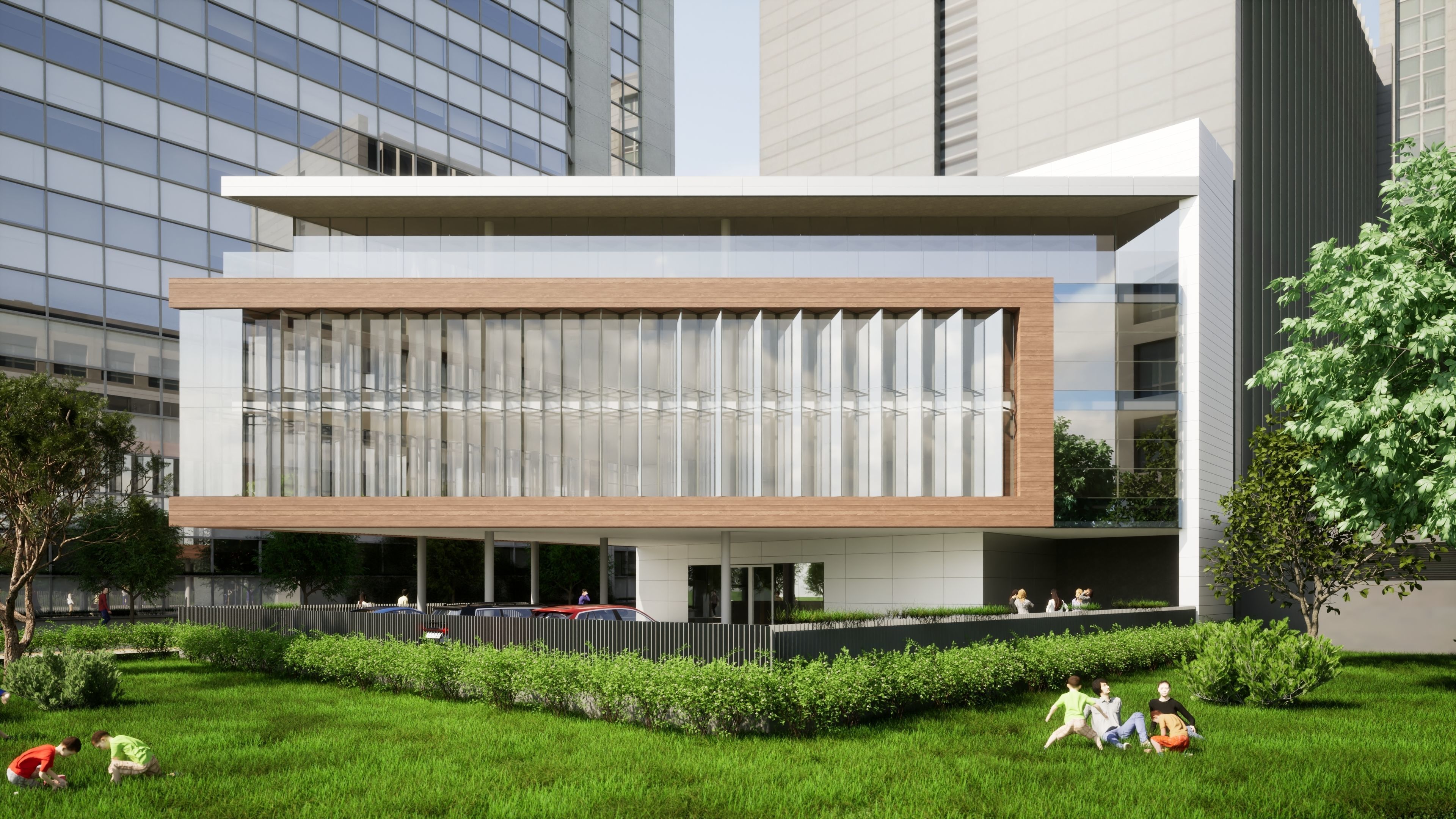 small office building  3D model_2