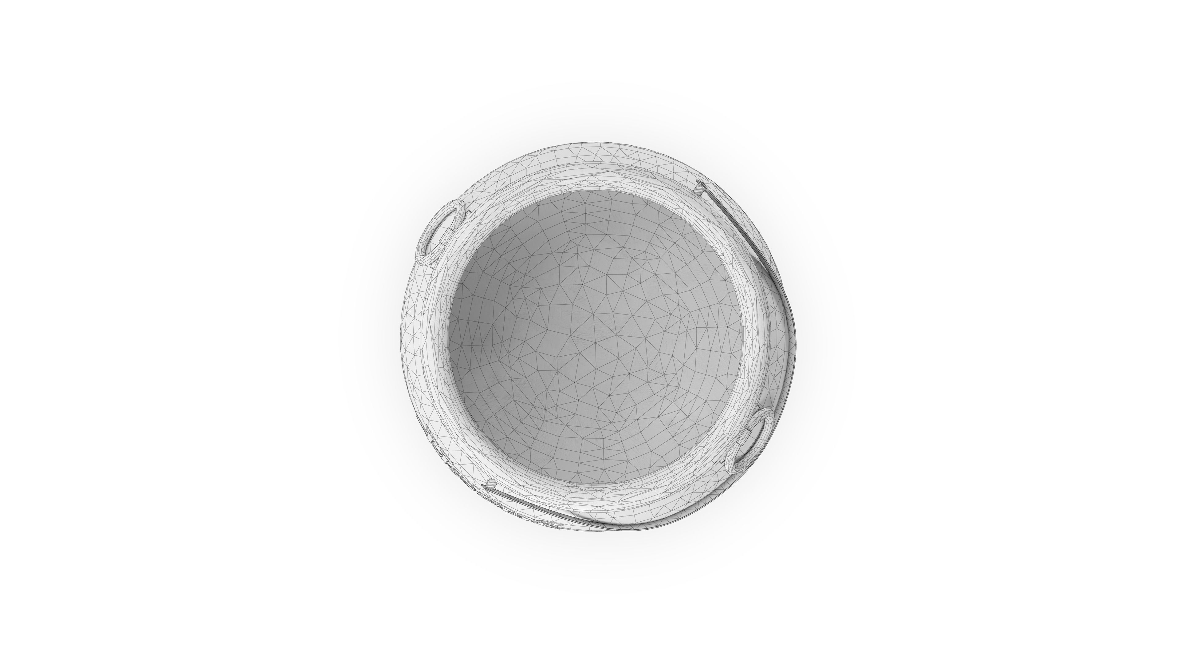 Cauldron pot pourri Low-poly 3D model_8