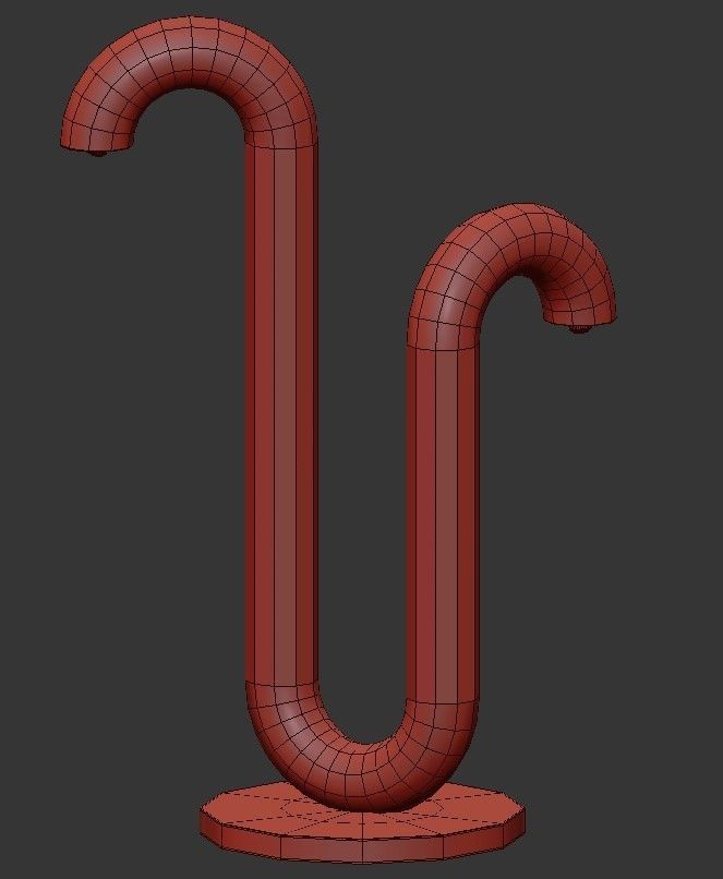 Flink Sculptural Table Lamp 3D model CGTrader