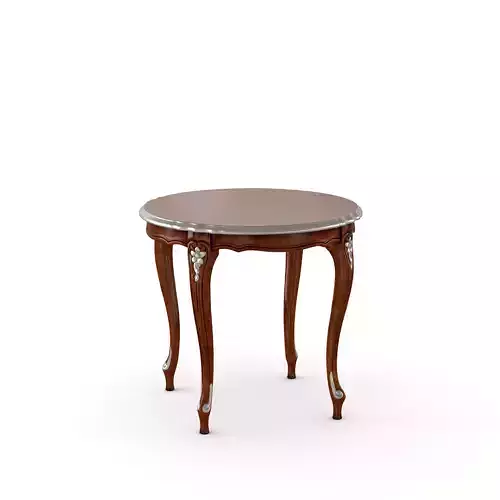 Round Coffee Table With Wooden Top