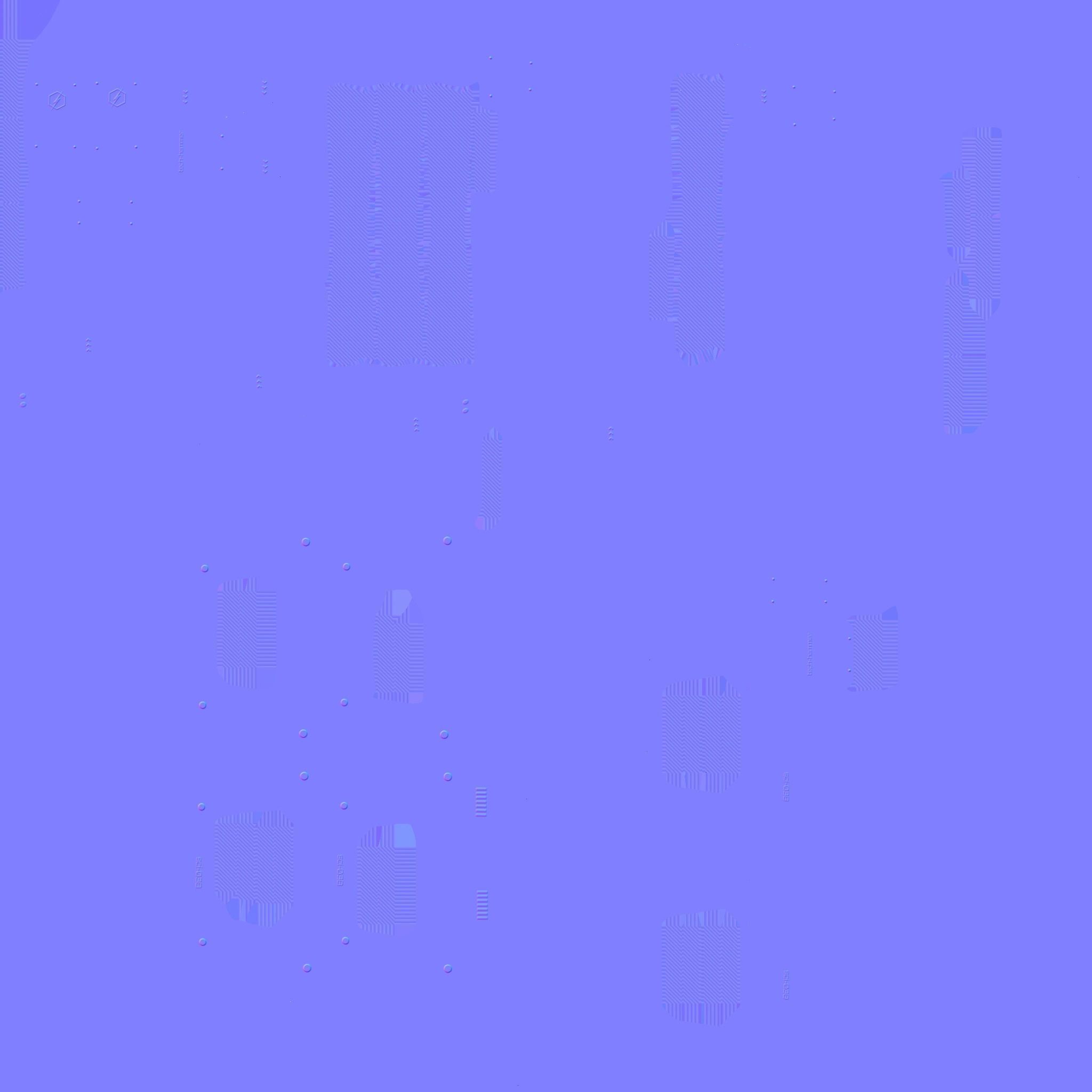 SciFi War Hammer A02 White Blue - Sci Fi Weapon Design Low-poly 3D model_24