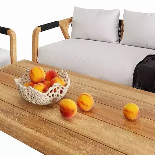 Tuci Outdoor Set 3D model 6