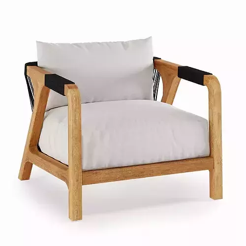 Tuci Outdoor Set 3D model 7