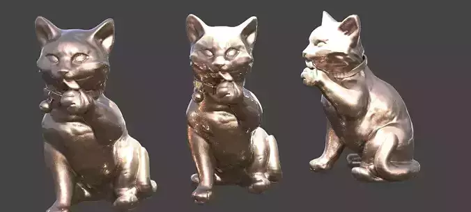Cat Statue 1