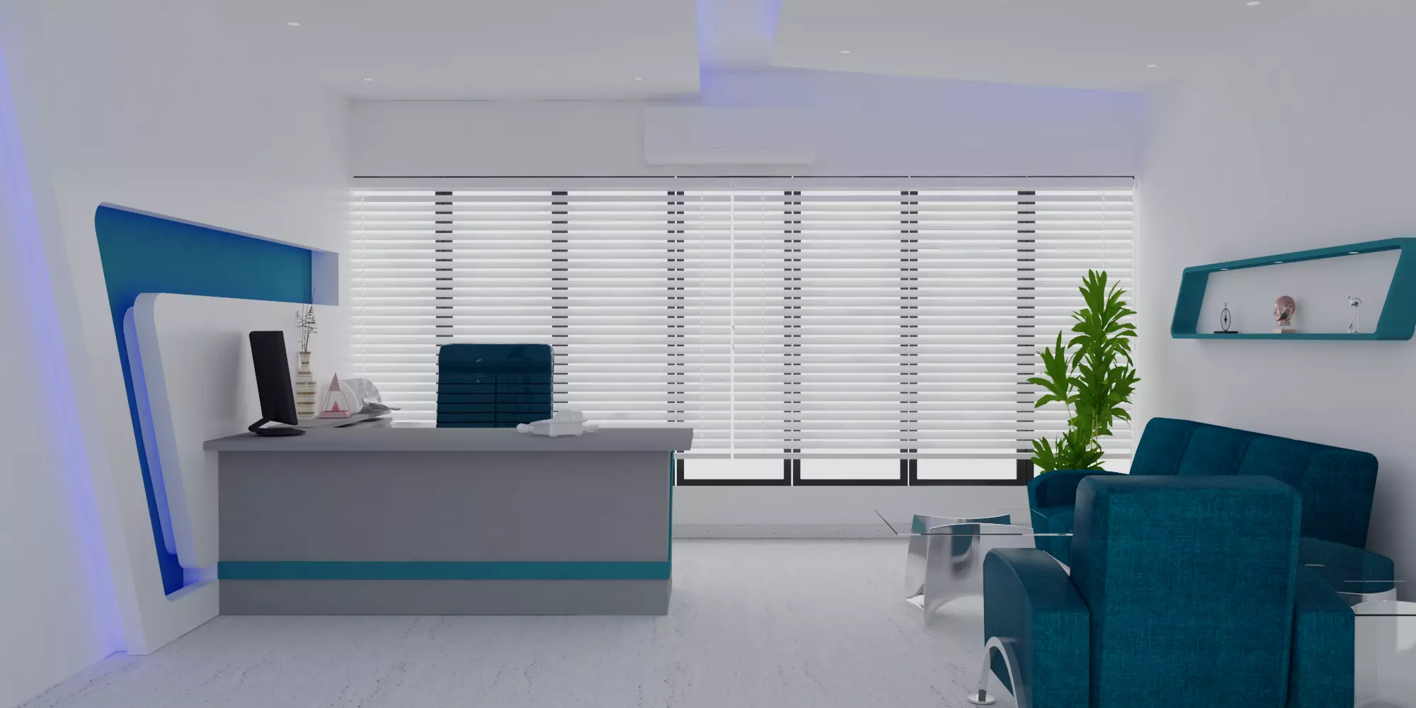 office interior design 3D model