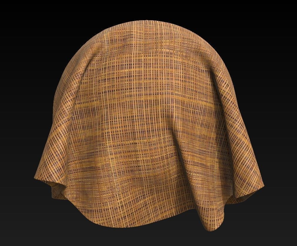 10 Fabric Texture Vol 12 Low-poly 3D model_4