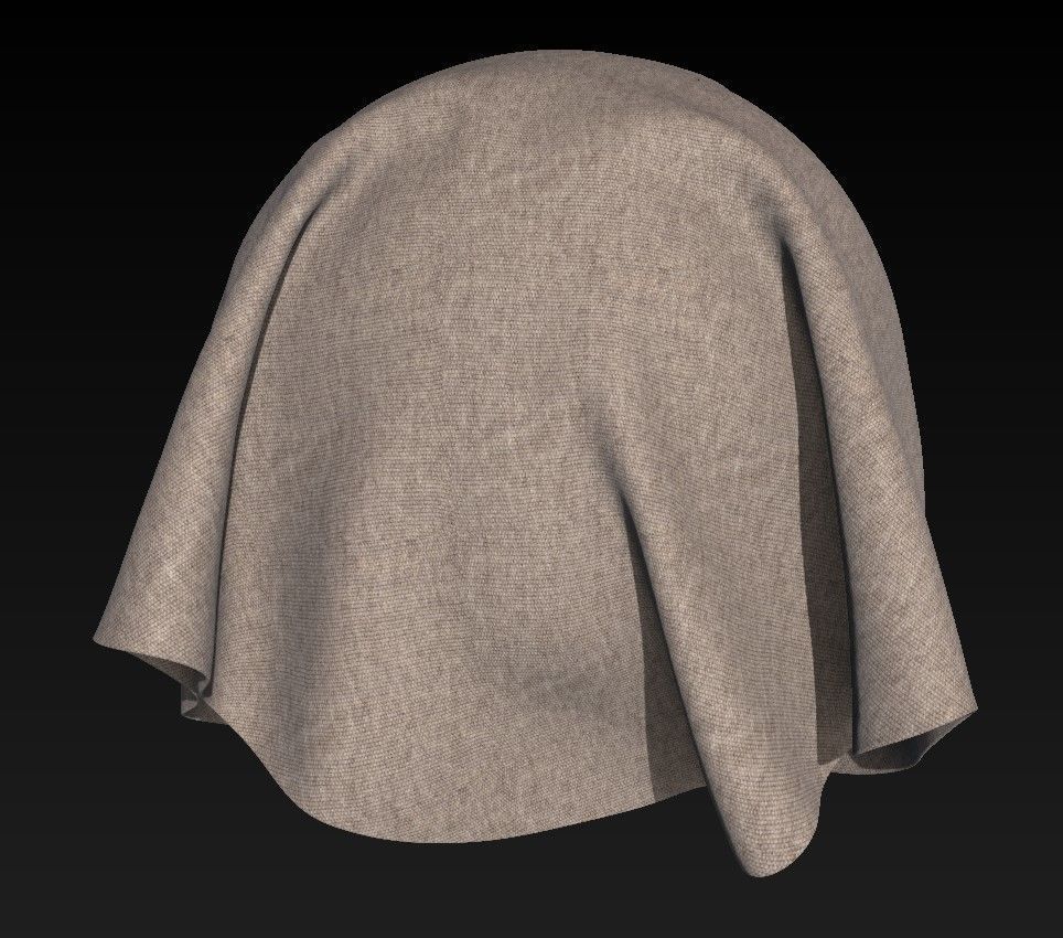 10 Fabric Texture Vol 12 Low-poly 3D model_10