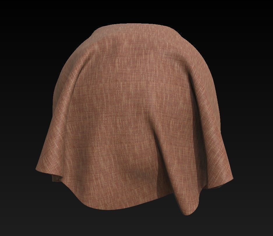 10 Fabric Texture Vol 12 Low-poly 3D model_3