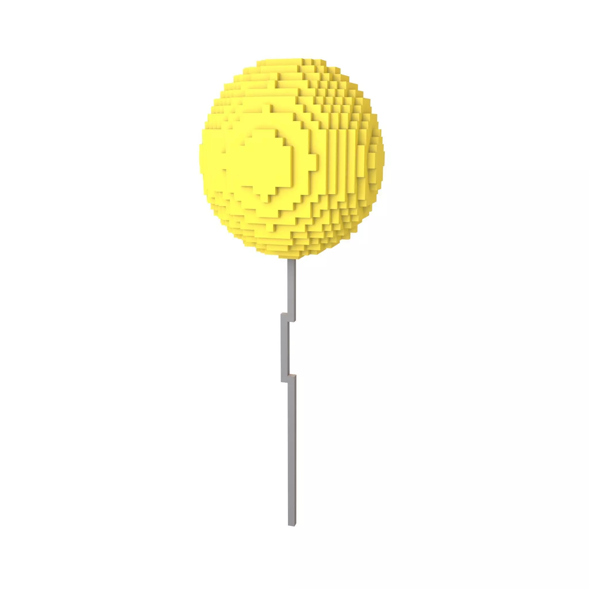 Voxel Balloons V1 006 Low-poly 3D model_0