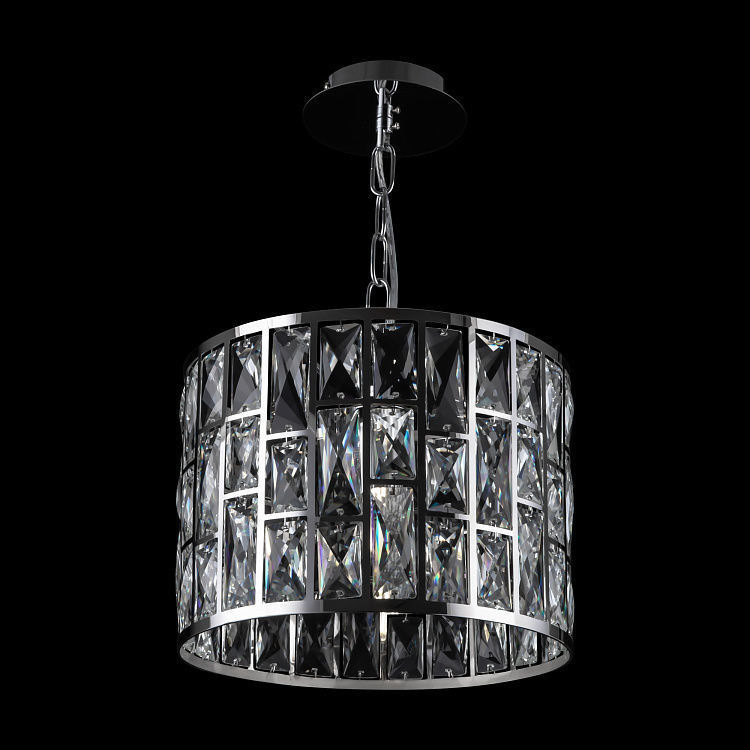 Chandelier Gelid MOD184-PL-01-CH Low-poly 3D model_4