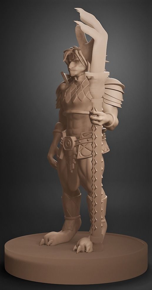 Beast King 3D print model_2
