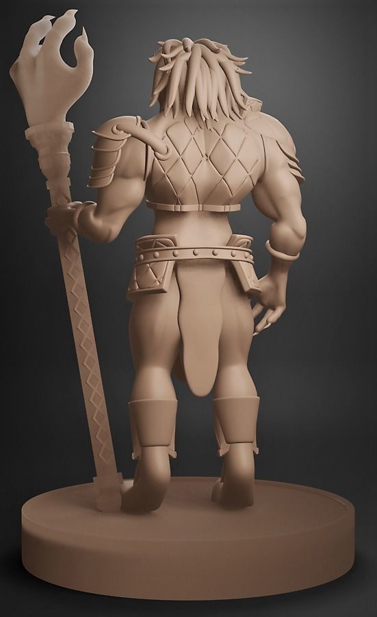 Beast King 3D print model_1