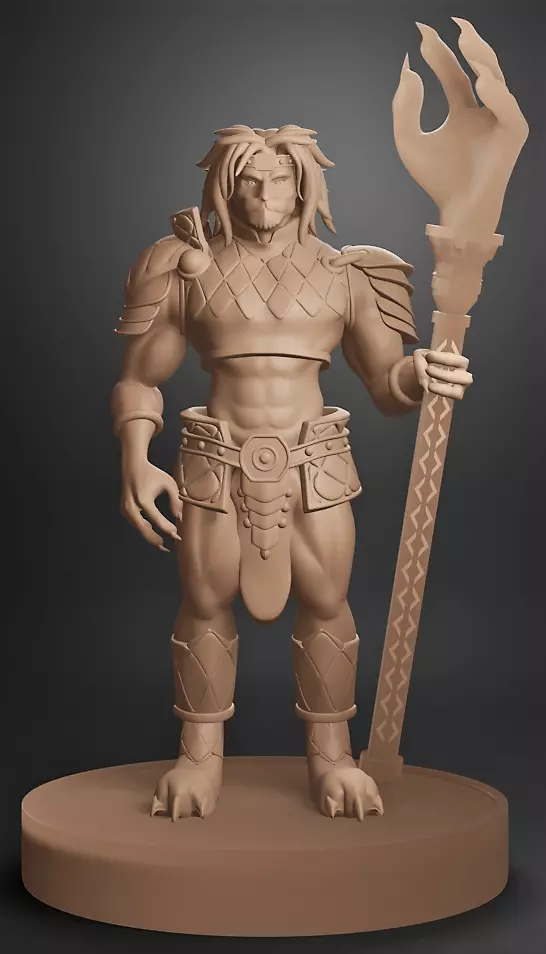 Beast King 3D print model_0