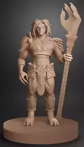 Beast King 3D print model