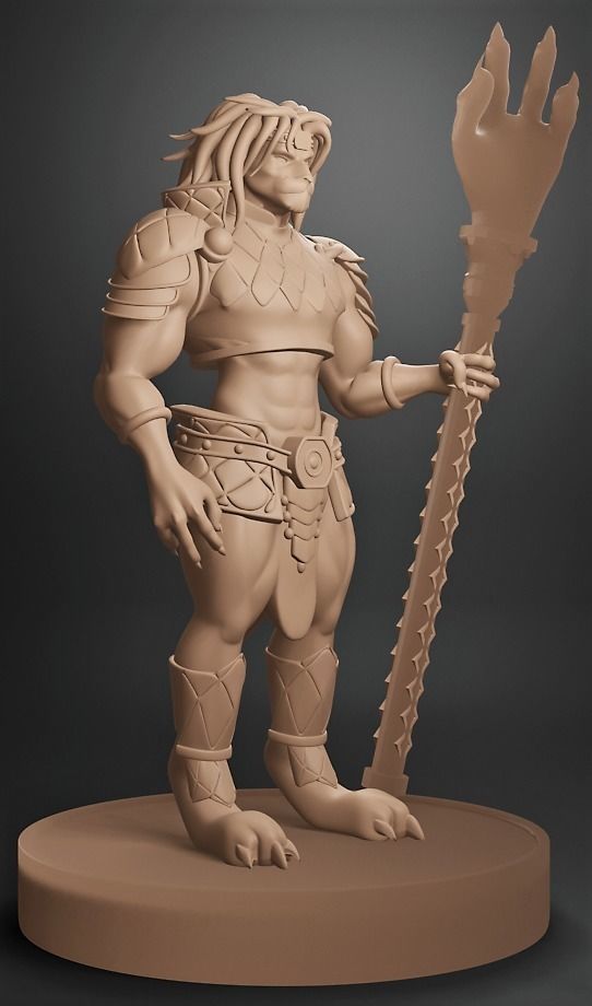 Beast King 3D print model_3