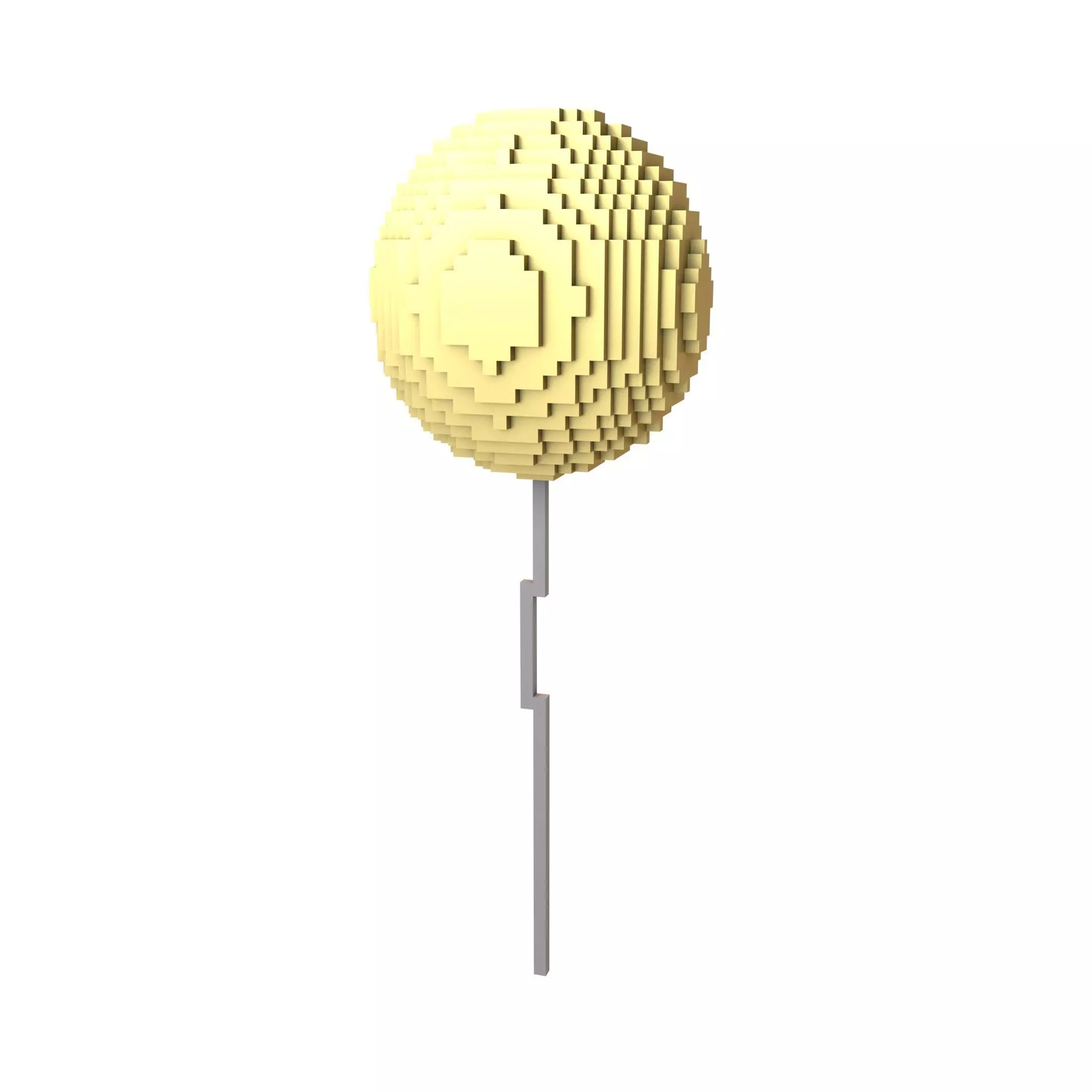 Voxel Balloons V1 015 Low-poly 3D model_0