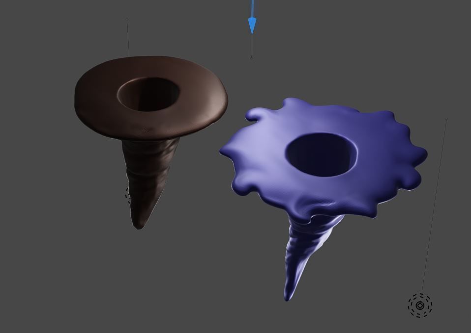 2 Witch Hats for printing  customizing Halloweendecor high poly 3D print model_3