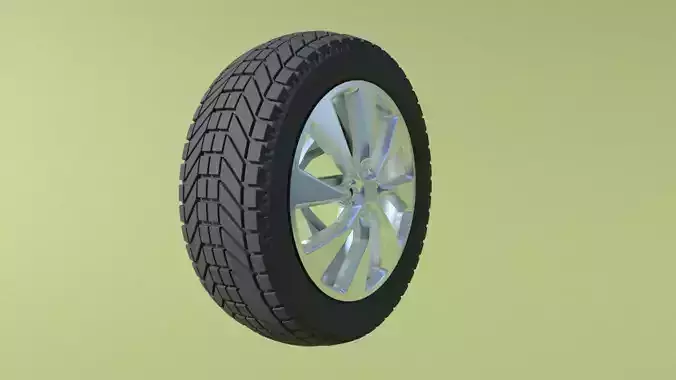 tire wheel 3D