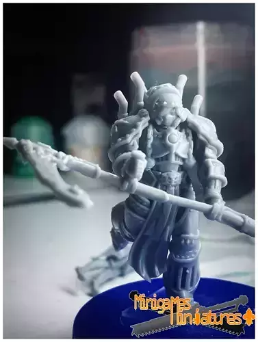 Mortarion anime figurine 3D print model