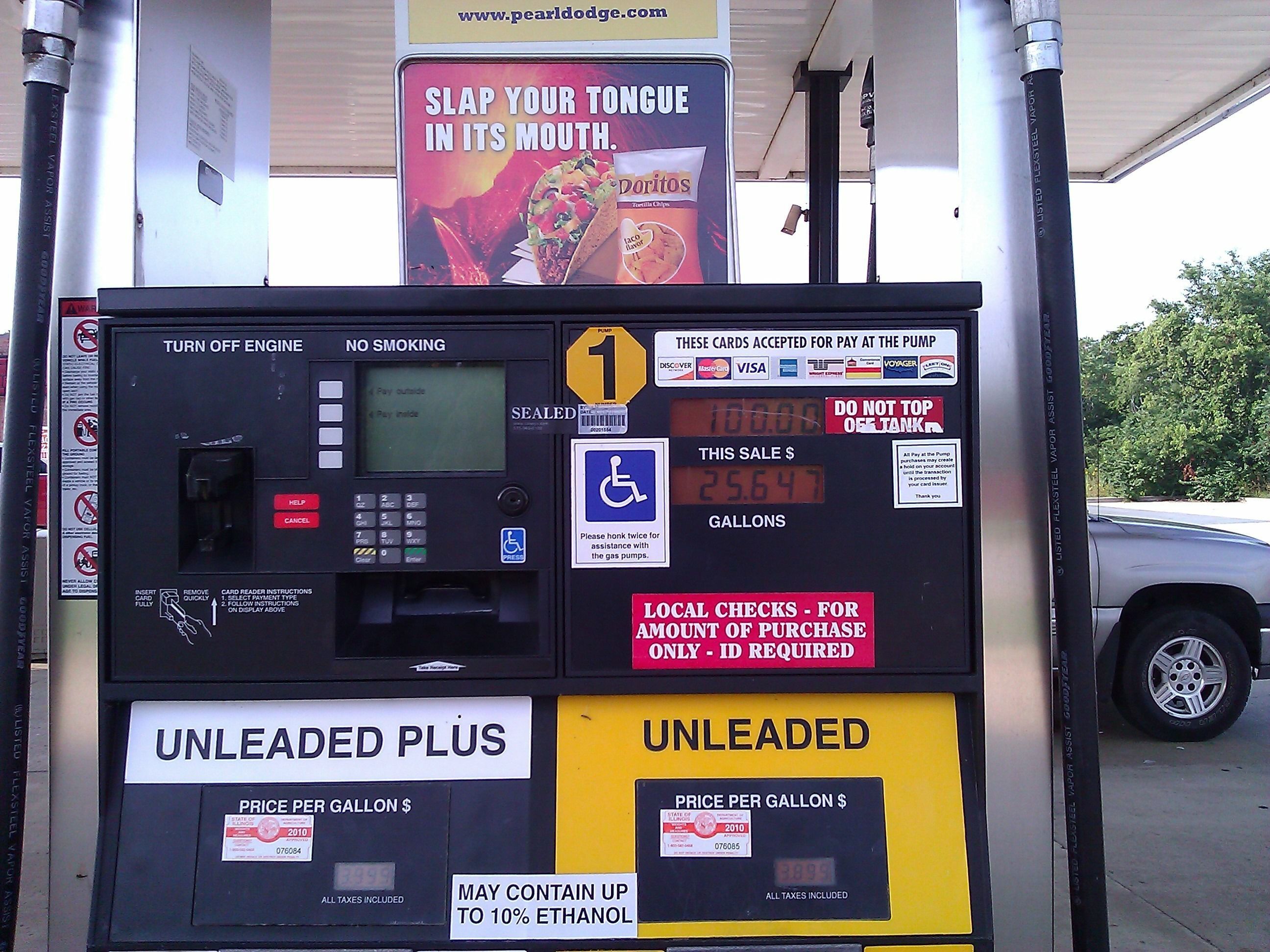 Small Sunoco Gas Station 3D model_54