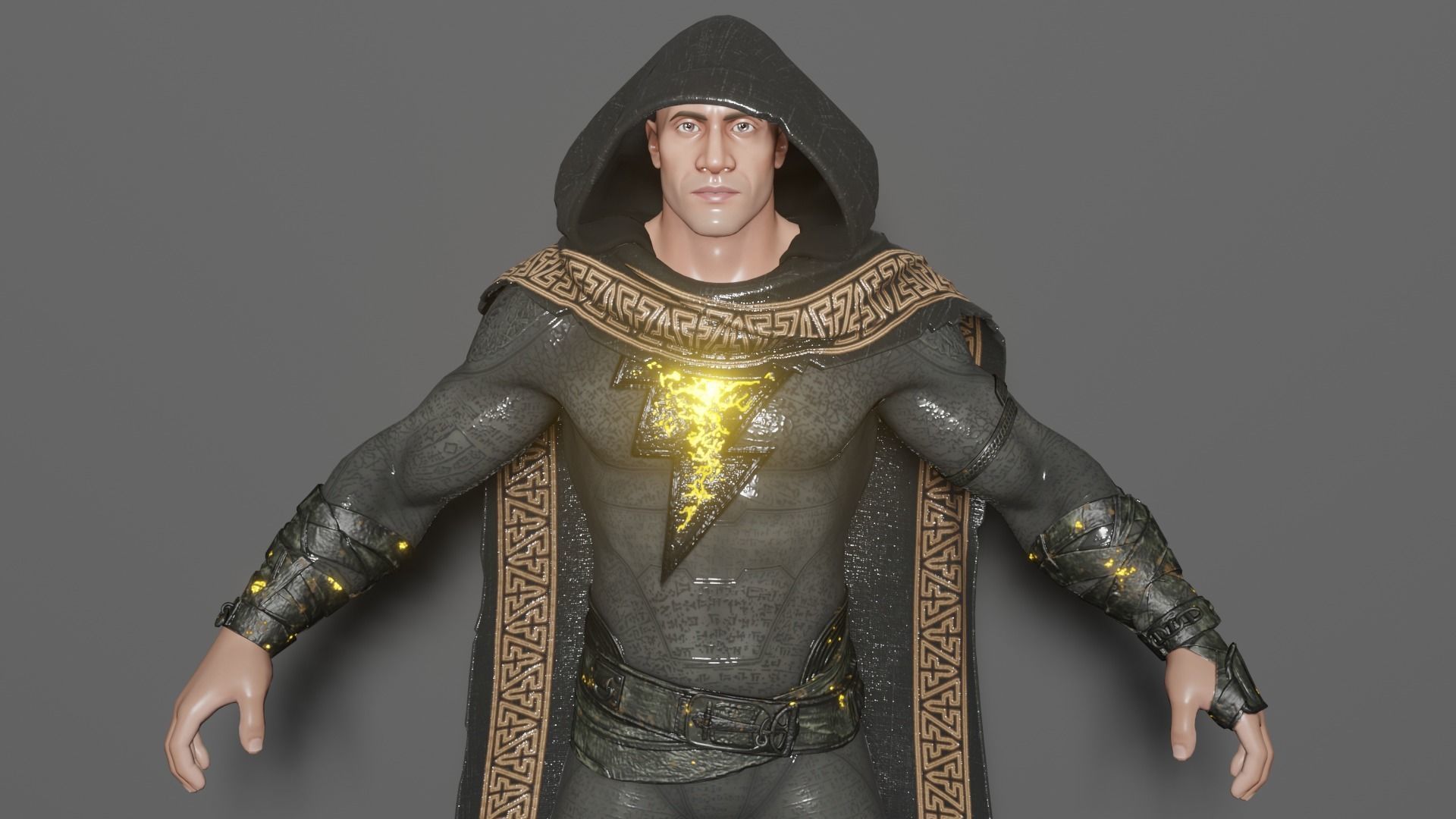 Black Adam 3D model_3