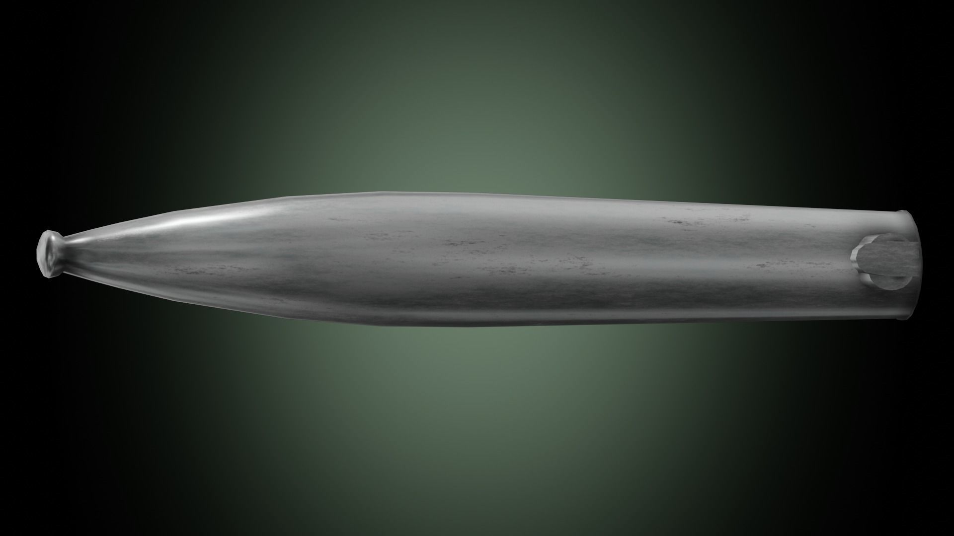 k98 bayonet Low-poly 3D model_21