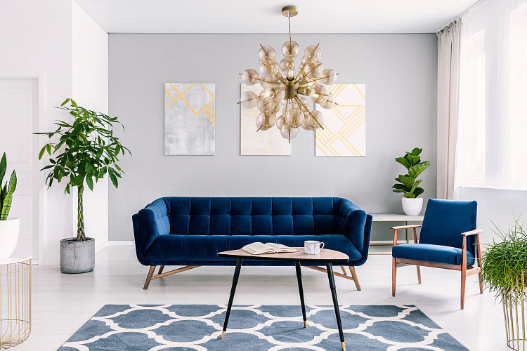 Pendant Lamp Bolla MOD133PL-06BS Low-poly 3D model_1