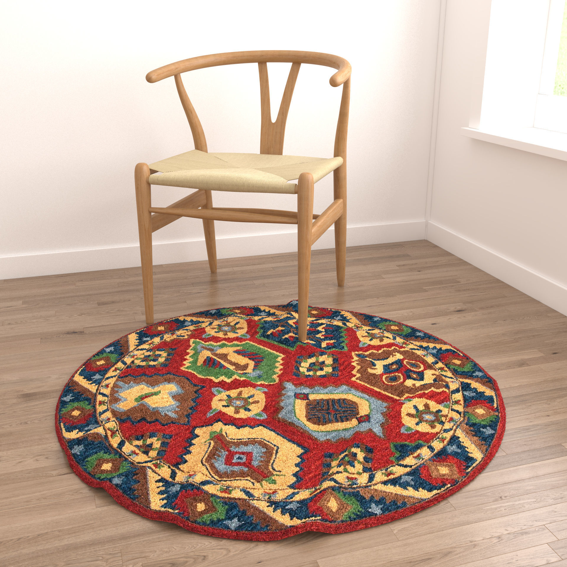 Rugs No 769 Low-poly 3D model_4