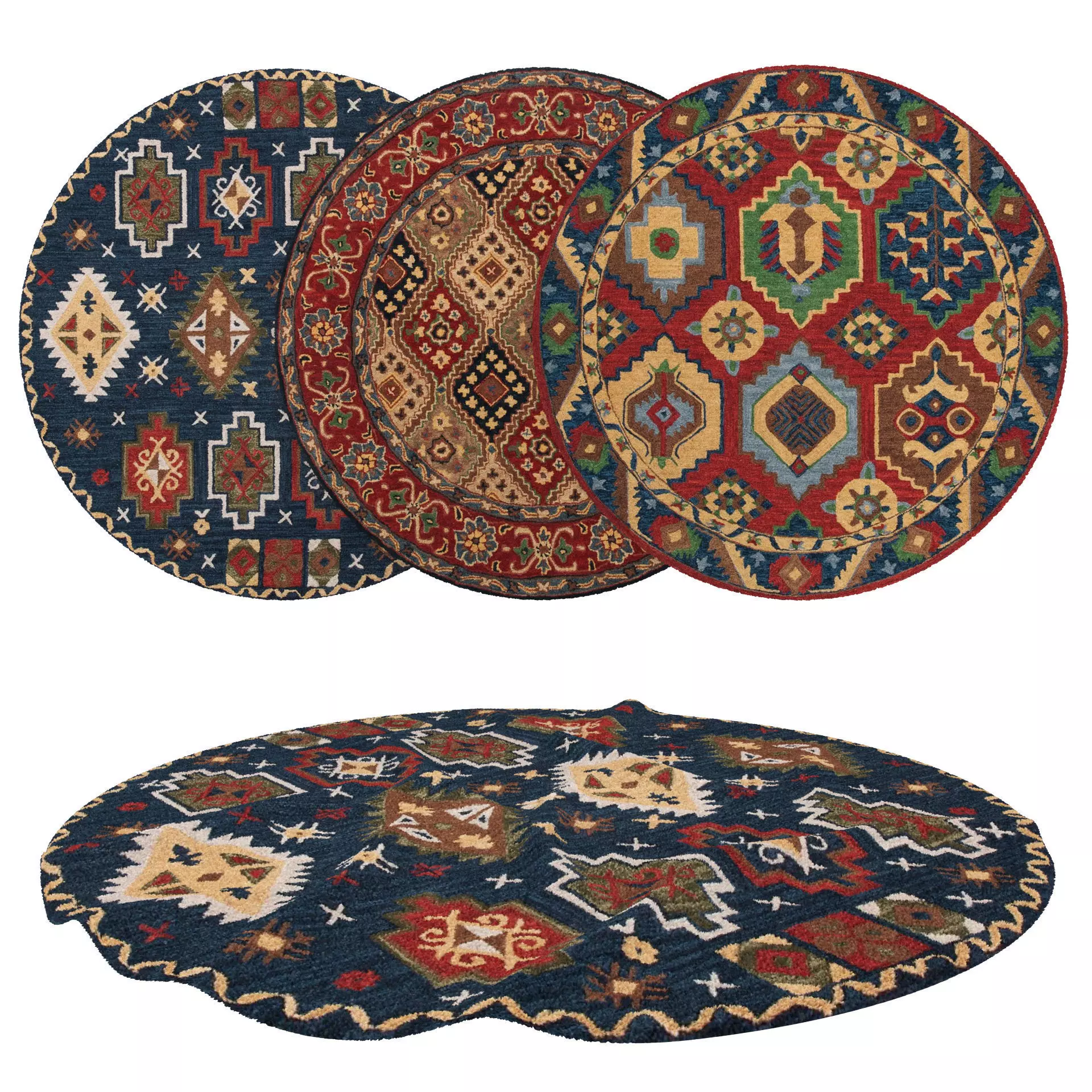 Rugs No 769 Low-poly 3D model_0