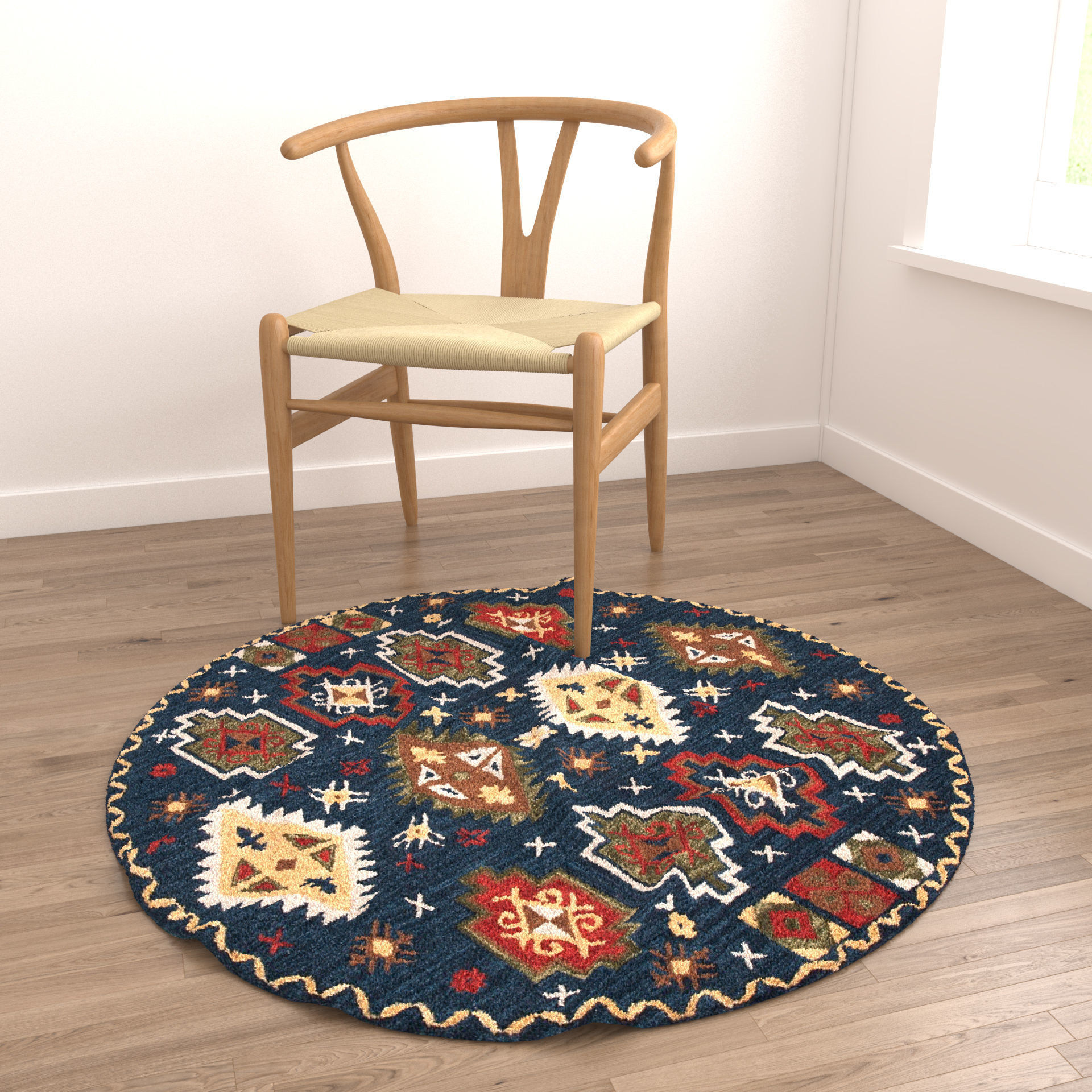 Rugs No 769 Low-poly 3D model_3