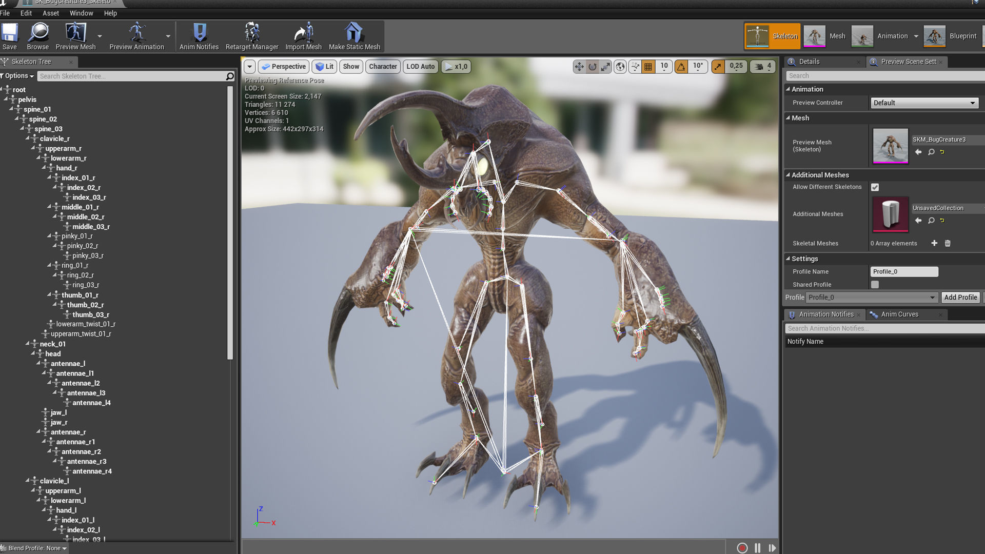Bug Creature 3 Low-poly 3D model_25