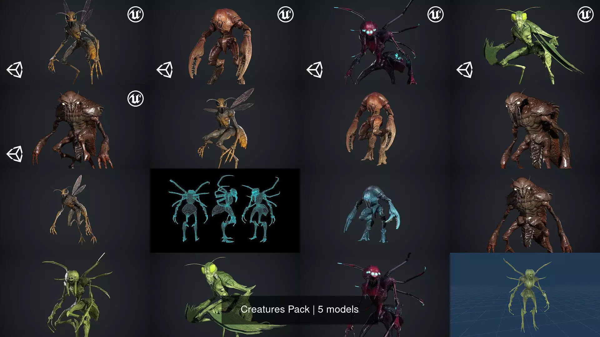 Creatures Pack 3D Model Collection_15