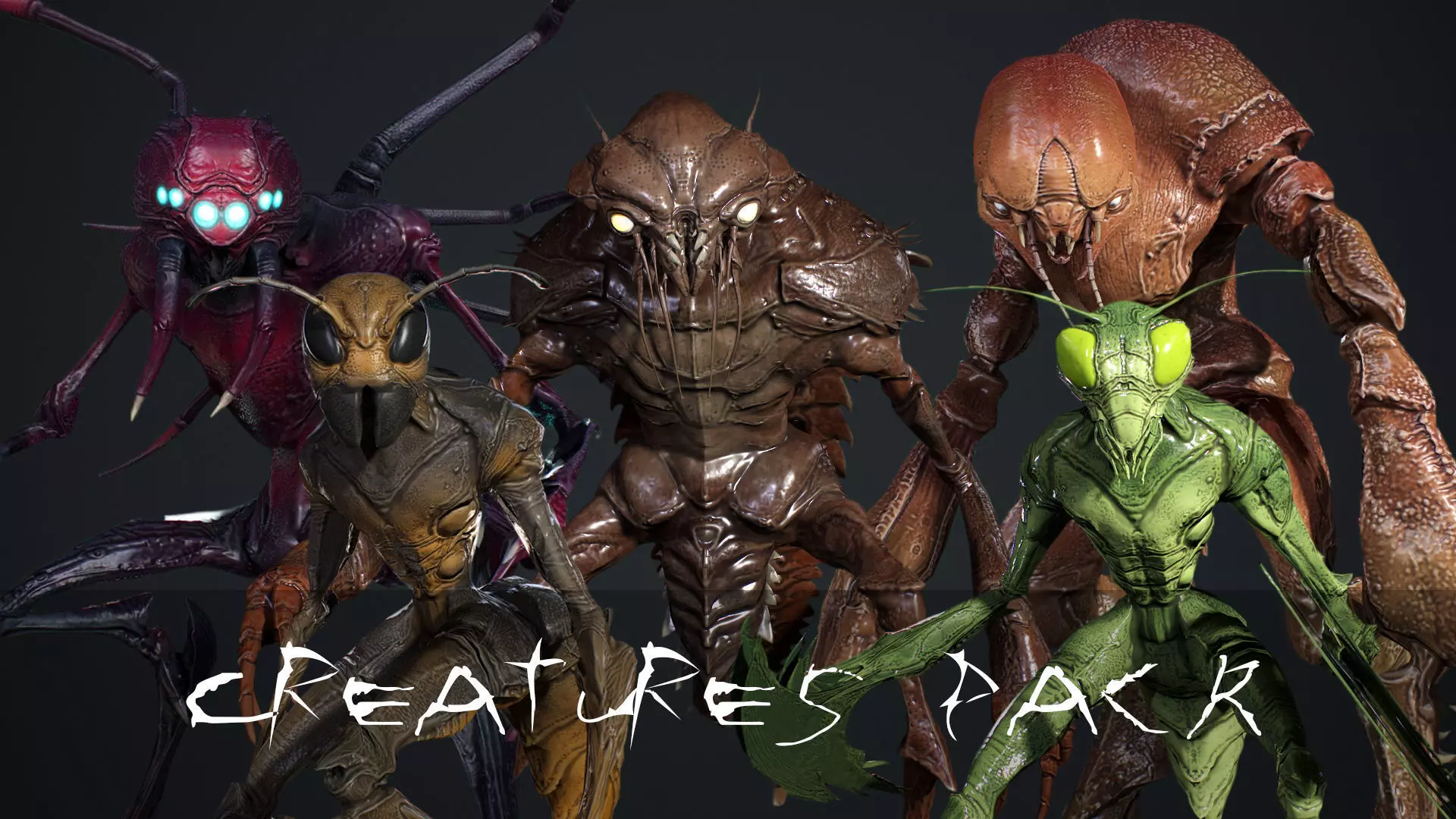 Creatures Pack 3D Model Collection_0