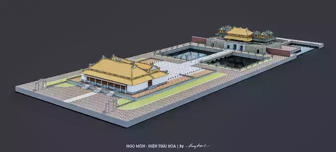 Meridian Gate  And Hall of Central Harmony 