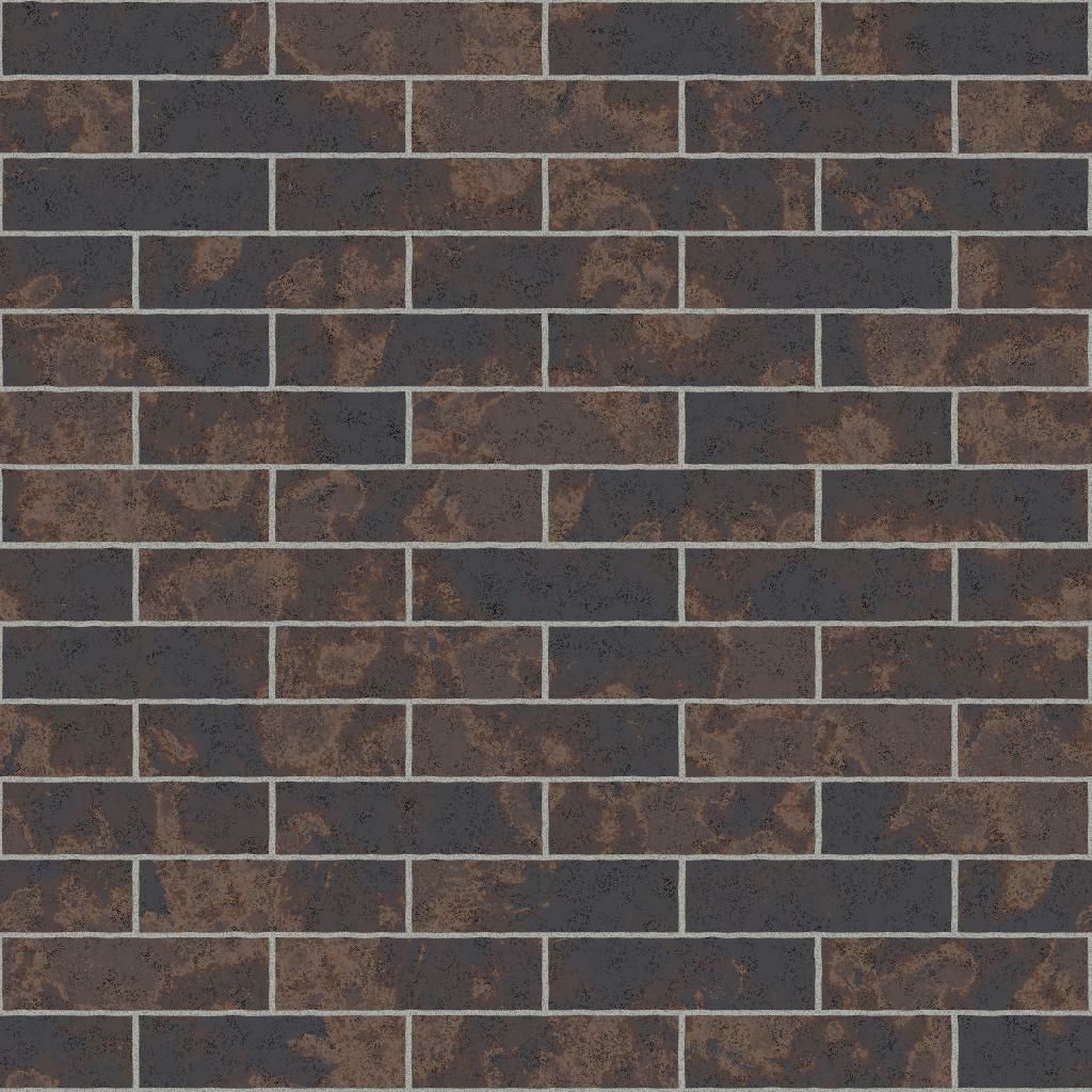 Large Brick Corner Apartment Building 3D model_24