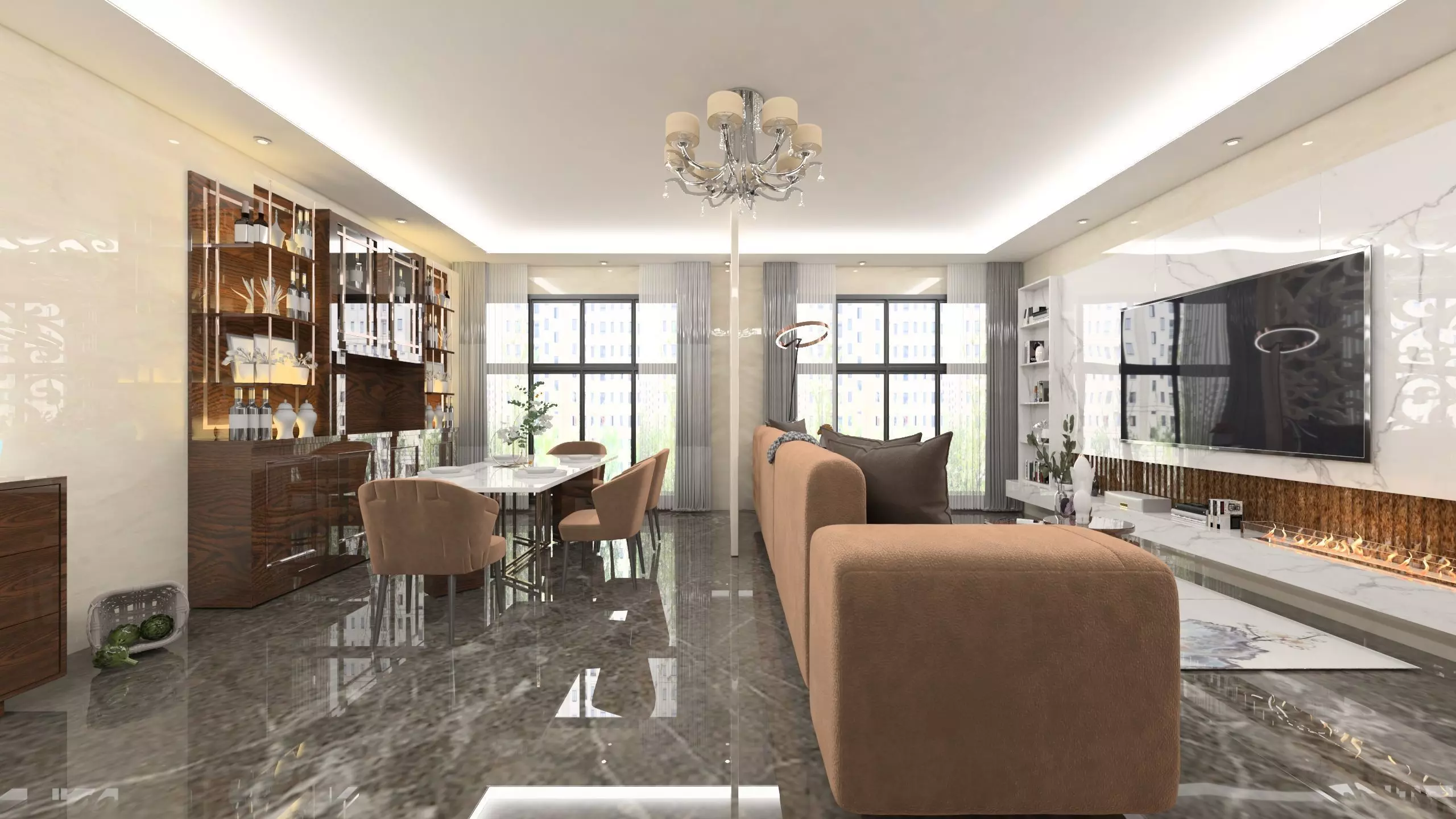 Living room 3D model_0