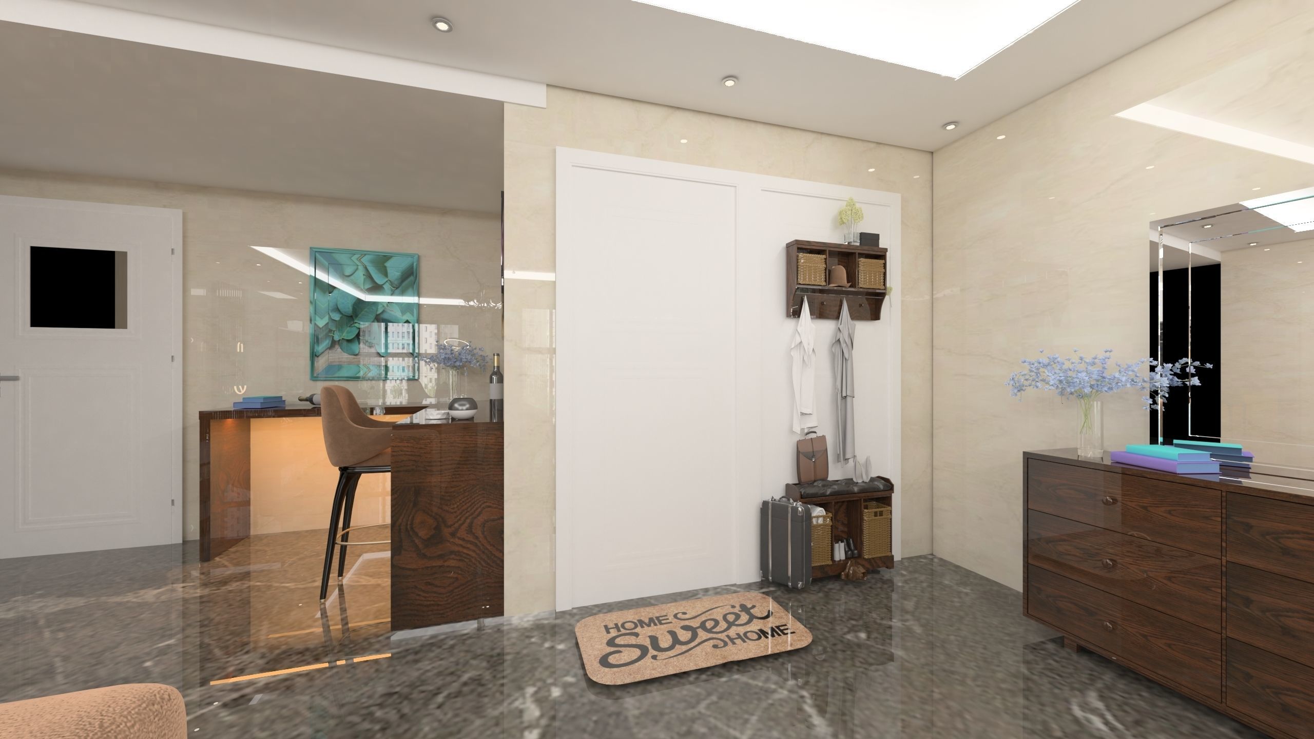 Living room 3D model_1