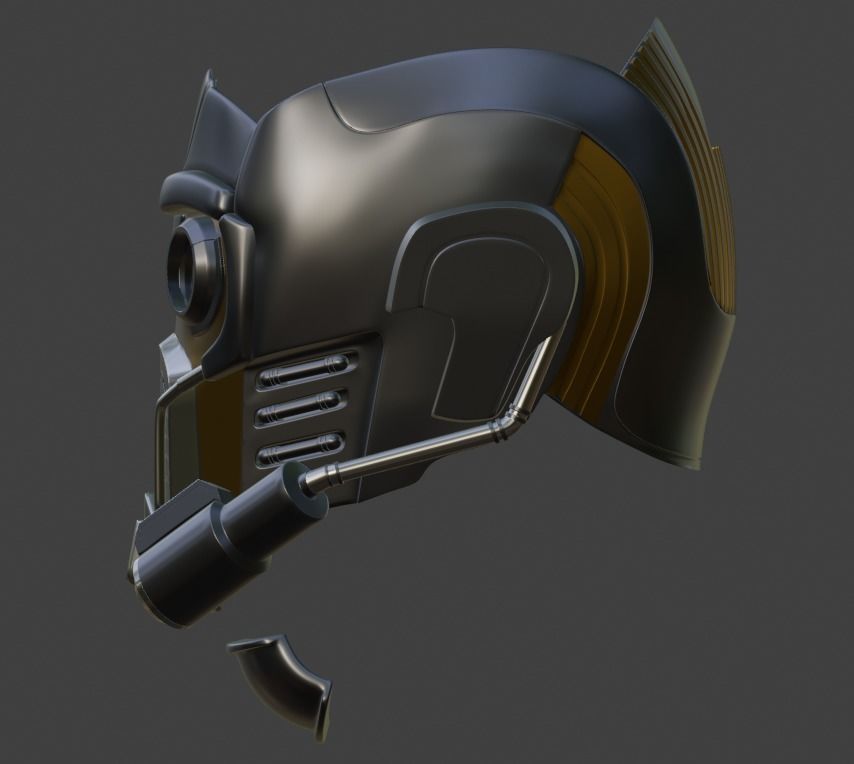 Star Lord Helmet - 3D Printing 3D print model_2