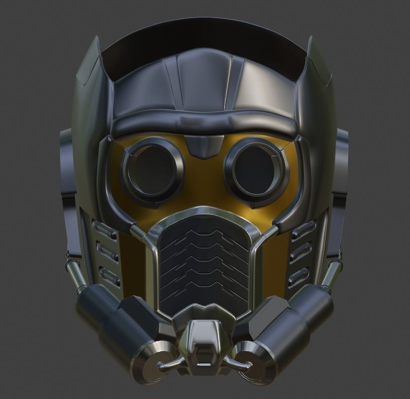 Star Lord Helmet - 3D Printing 3D print model_3