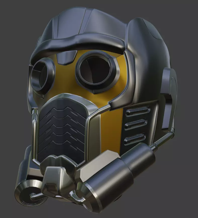 Star Lord Helmet - 3D Printing 3D print model_0